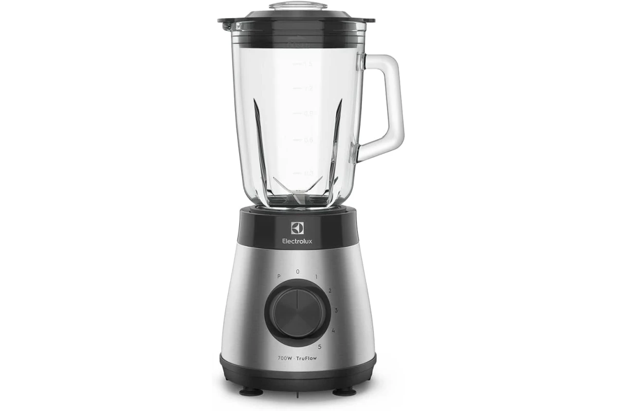 Liquidificador Electrolux 700W Com Copo De Vidro Tecnologia Truflow Experience EBS30 - 127V Cinza