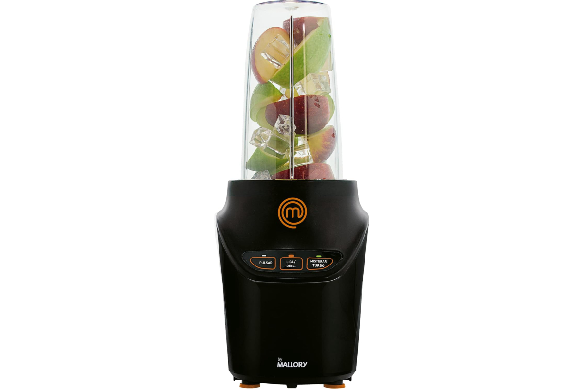 Super Liquidificador e Processador B. Power Masterchef By Mallory 1000W com 2 Copos em Tritan e Painel Easy Touch- 127V