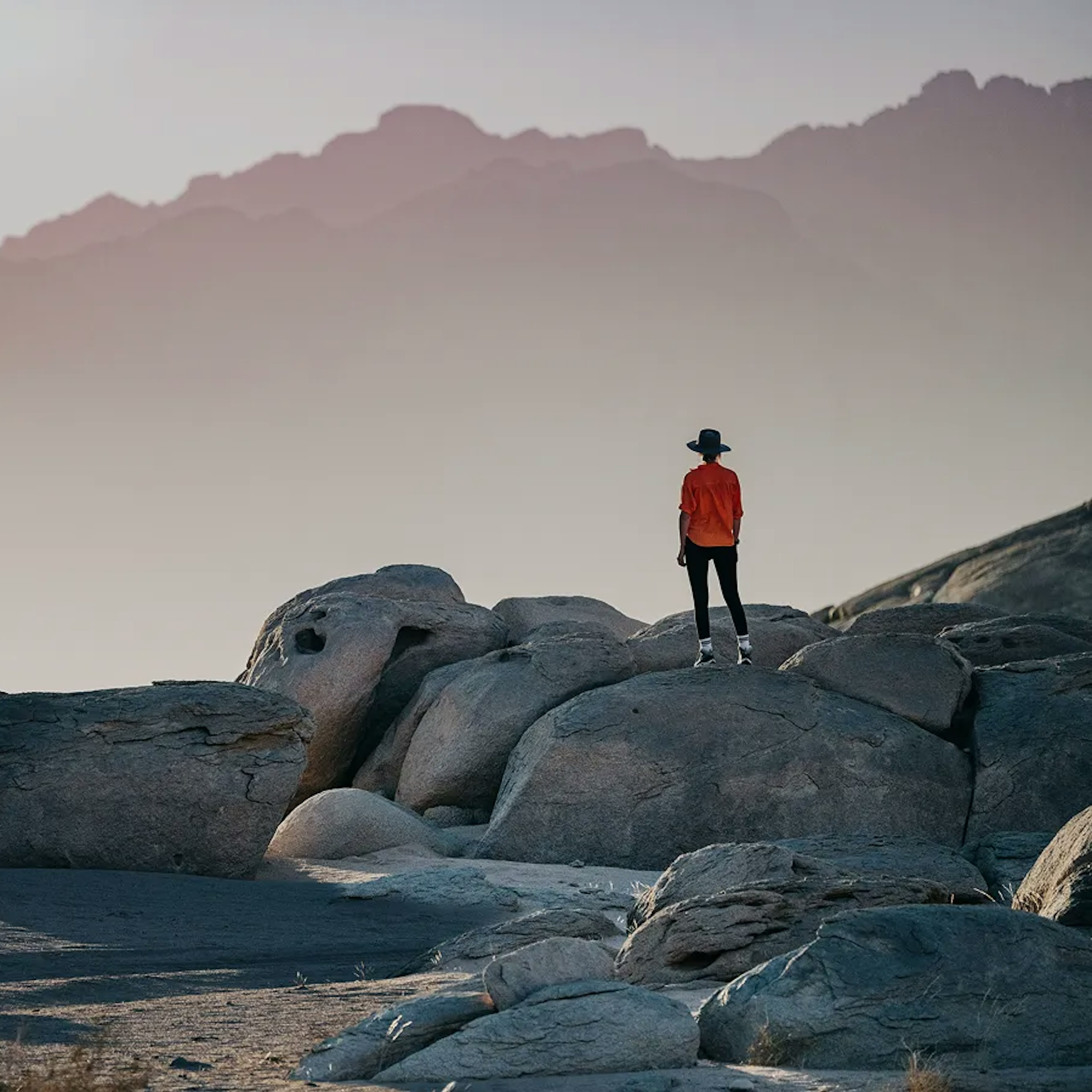 women in the mountains