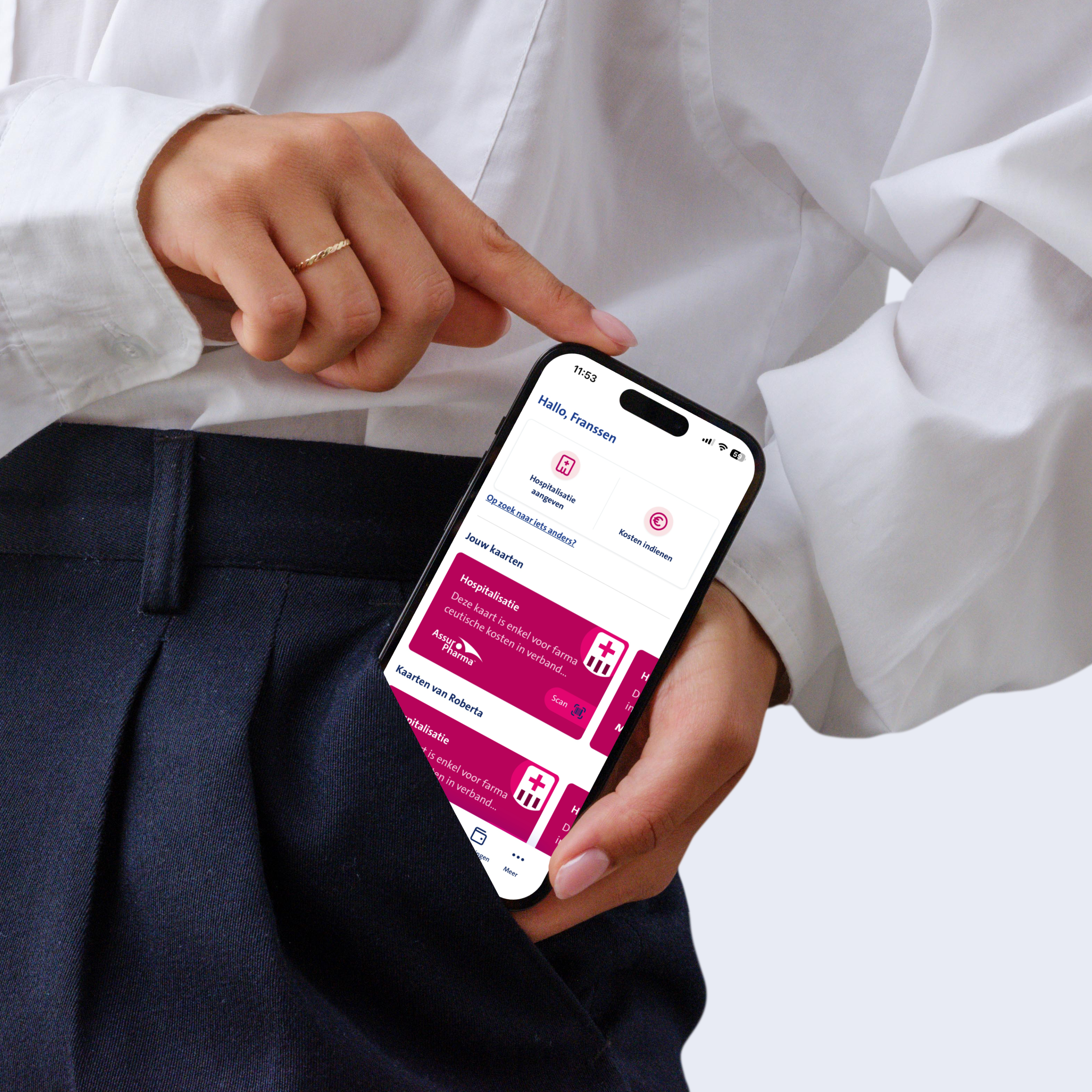 vanbreda app broekzak