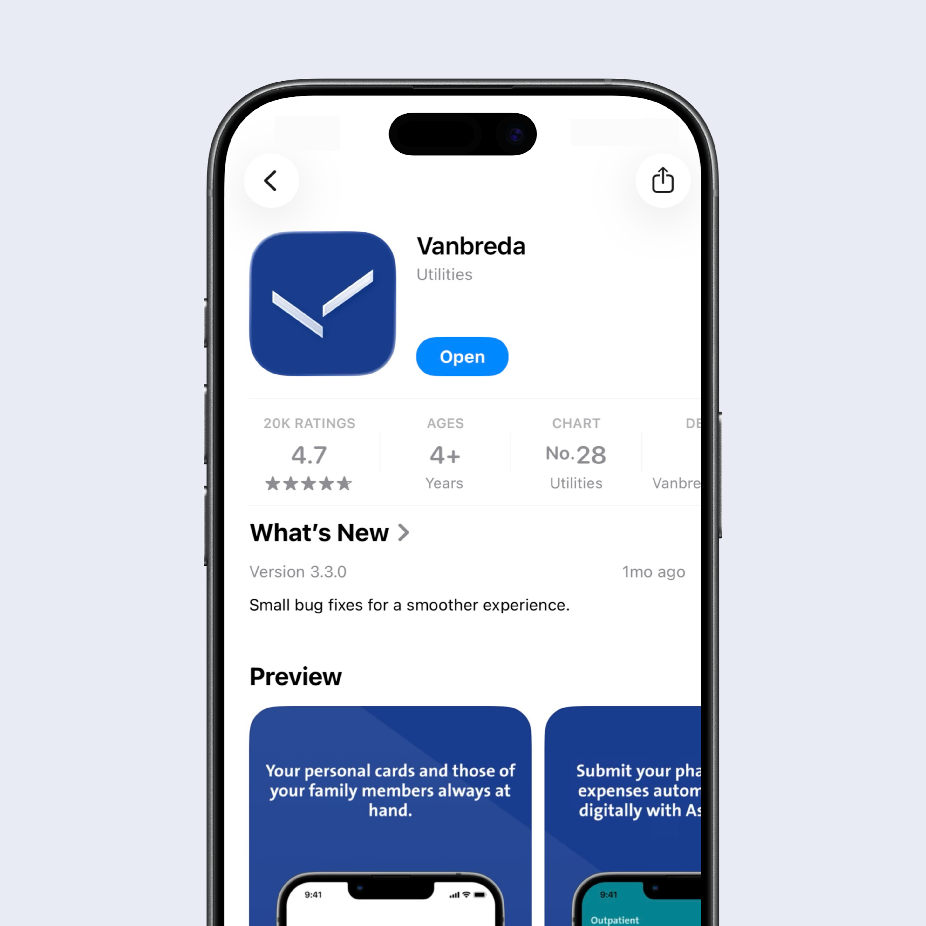 vanbreda app visual appstore