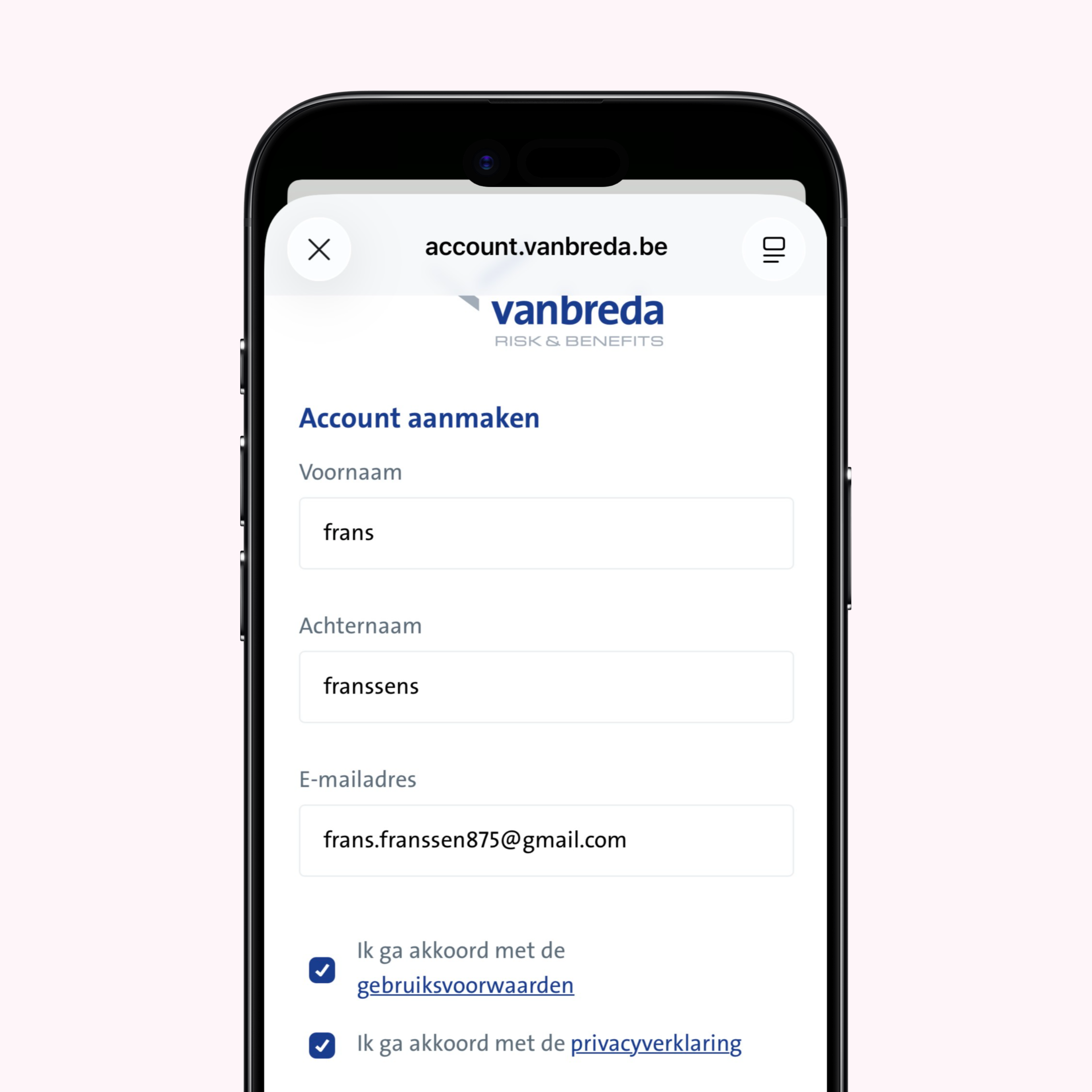 app visual itsme onboarding