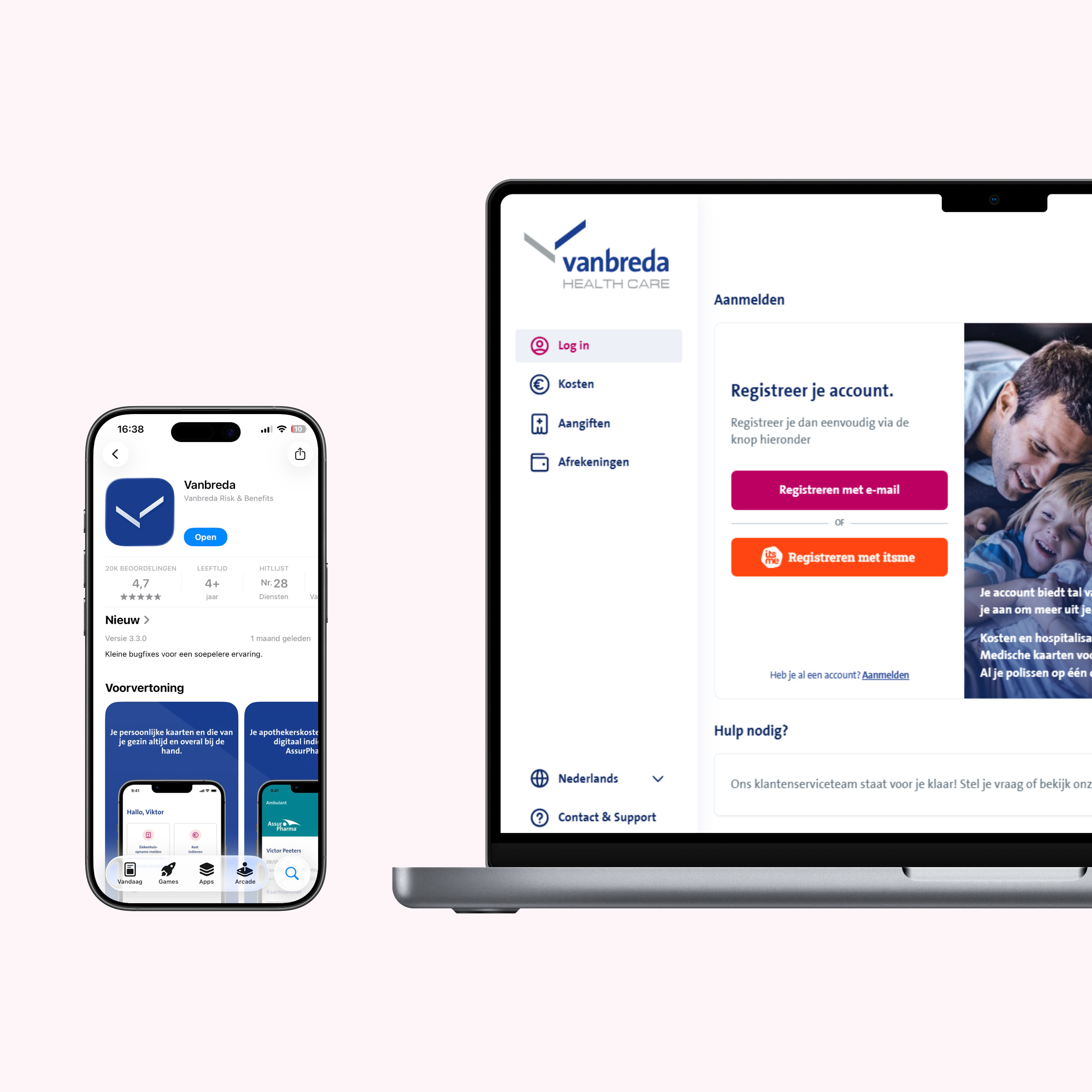 app visual itsme onboarding