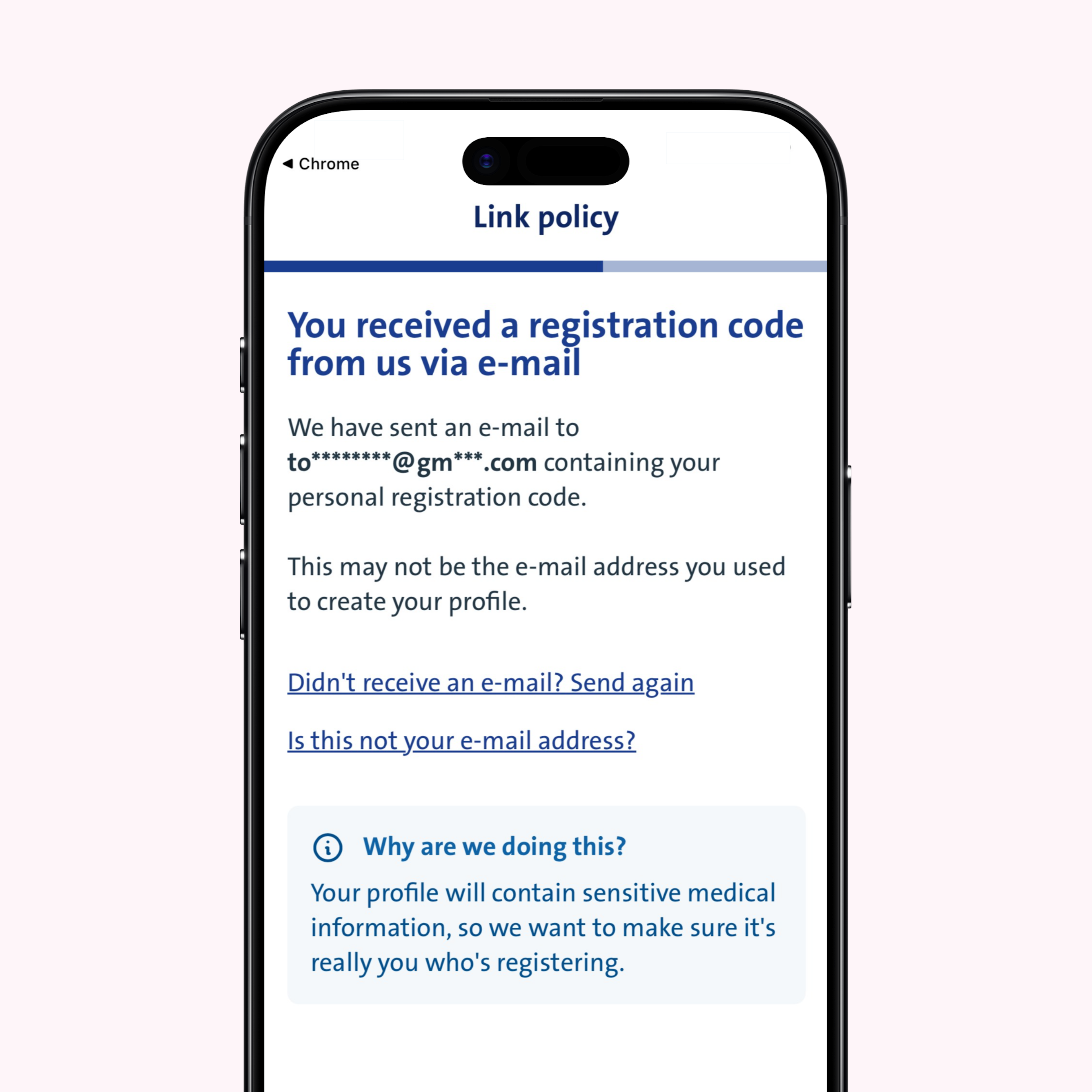 app visual itsme onboarding - register your vanbreda account