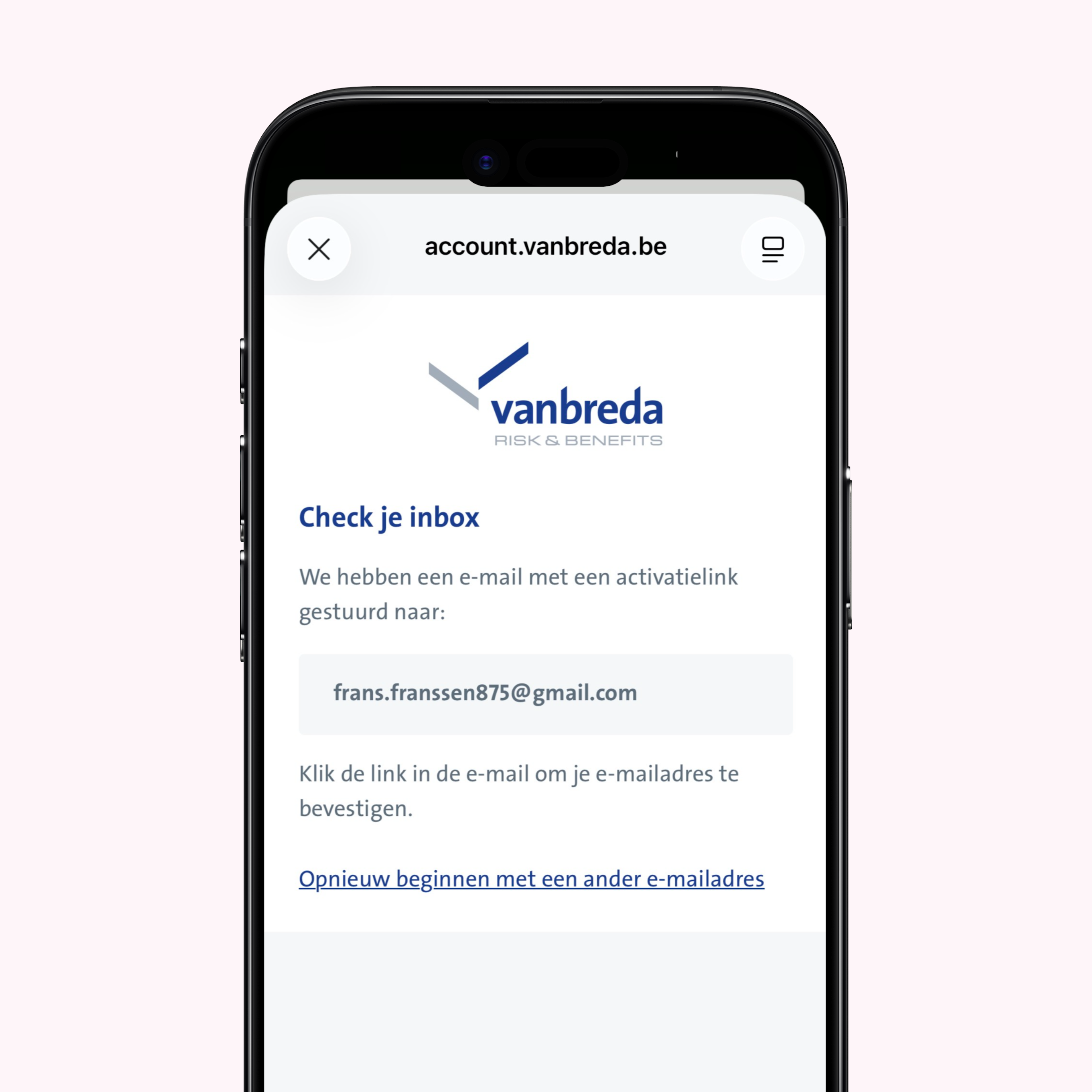 app visual email onboarding