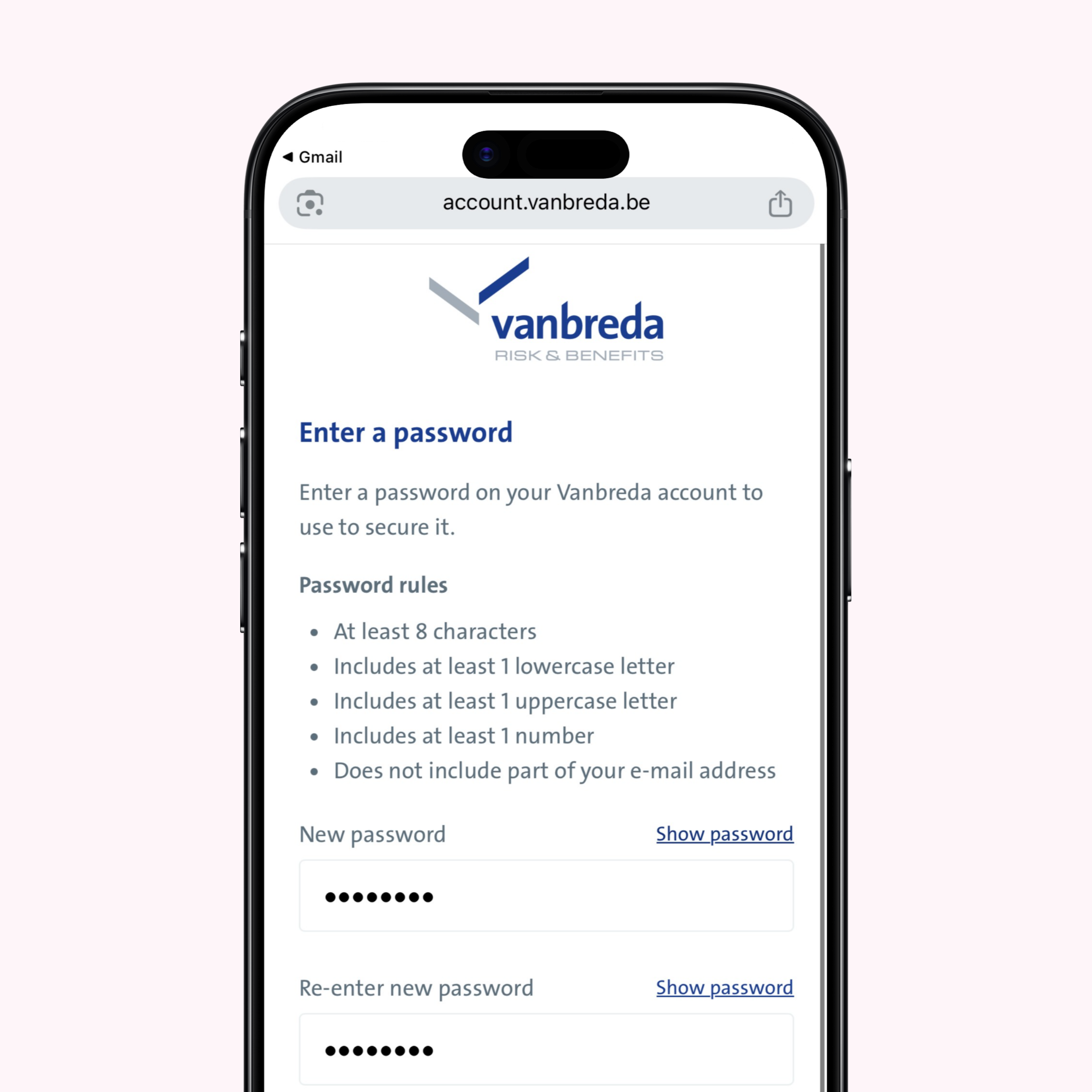 app visual email onboarding