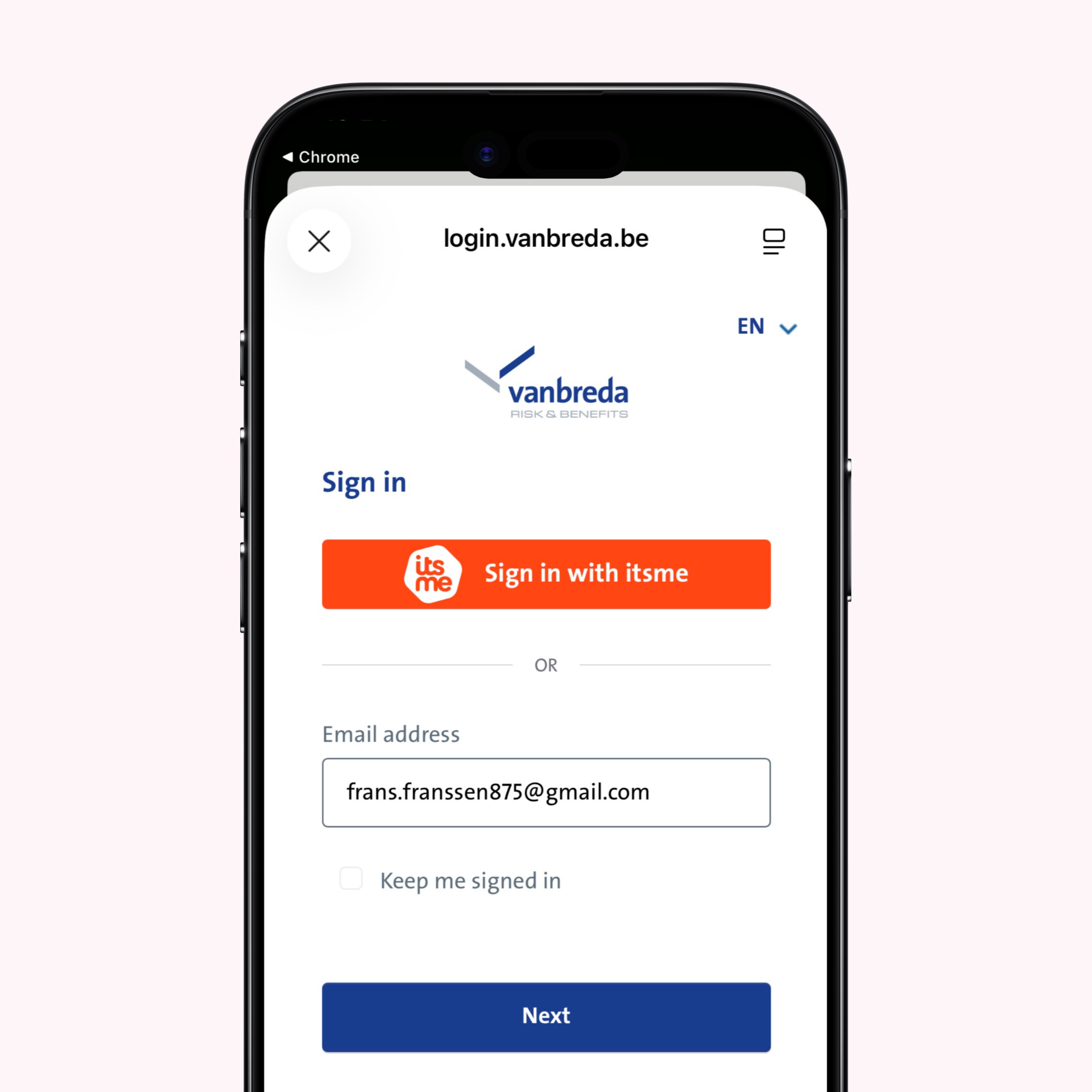 app visual email onboarding