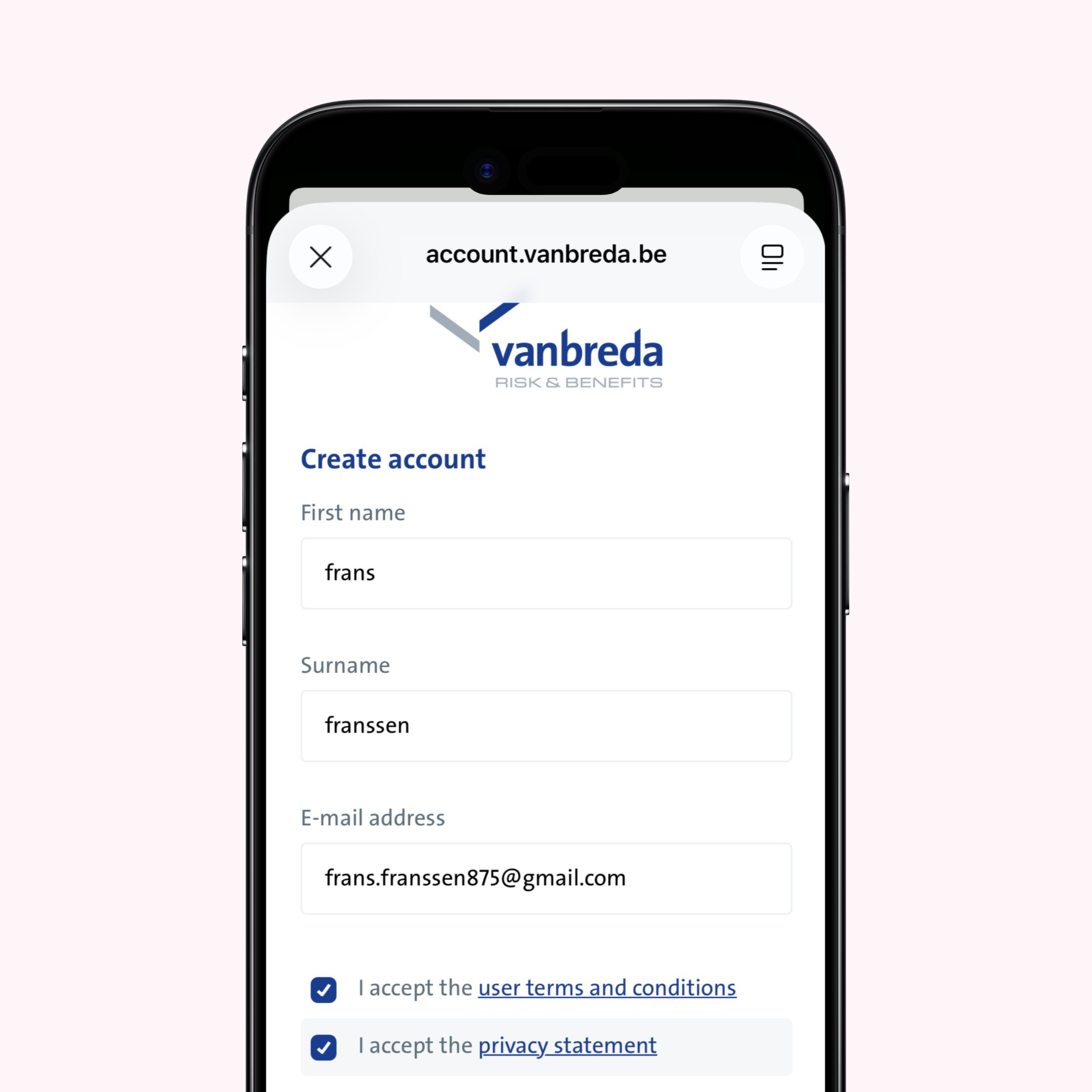 app visual email onboarding