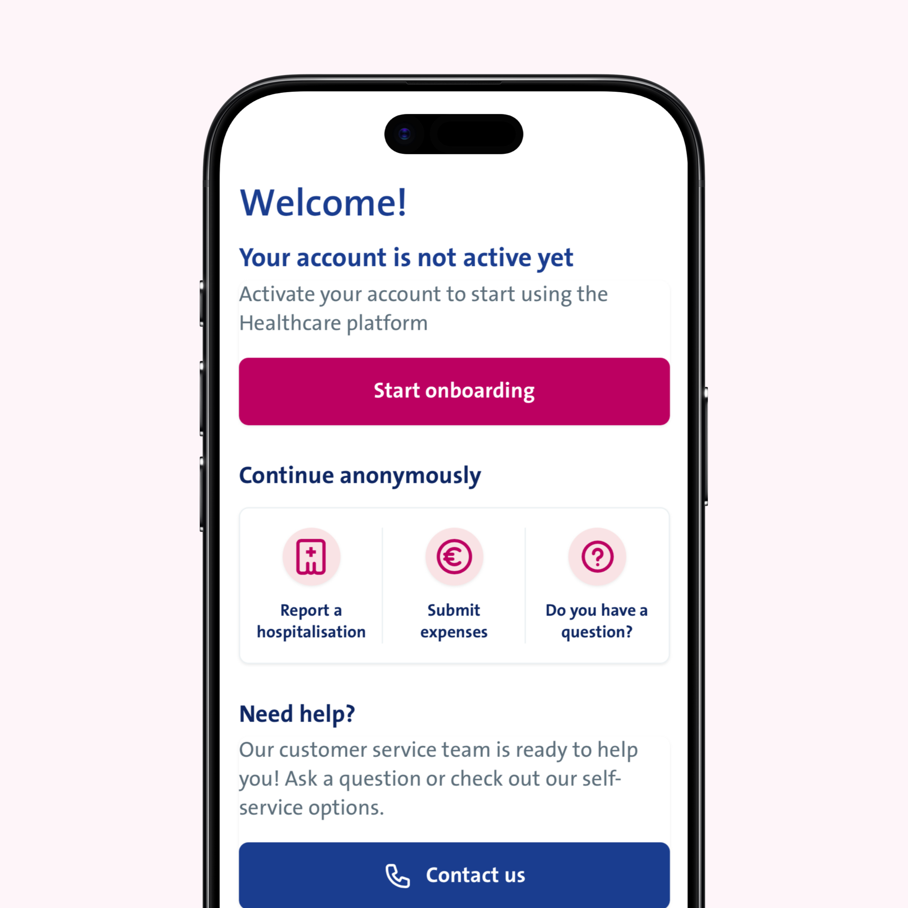 app visual email onboarding