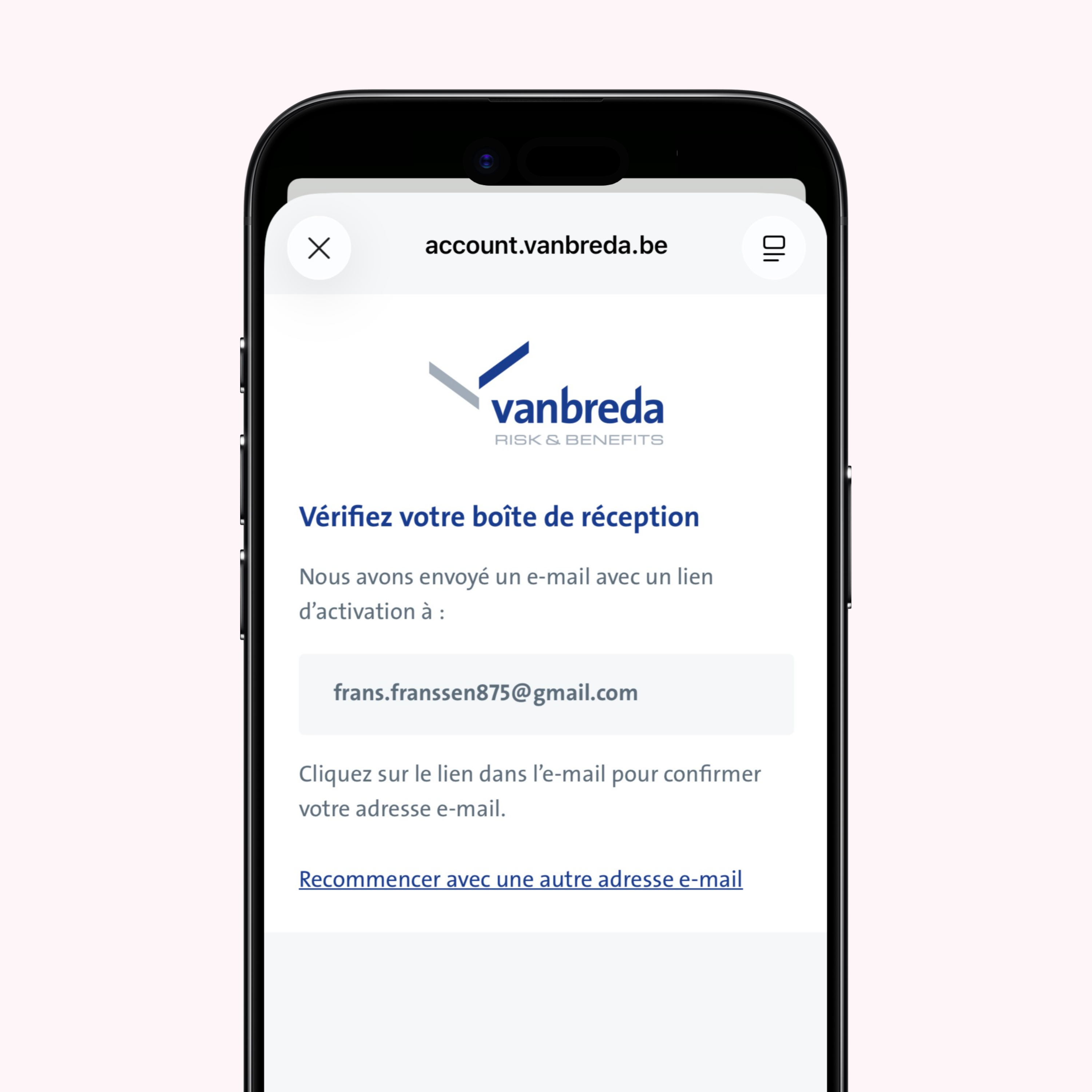 app visual email onboarding