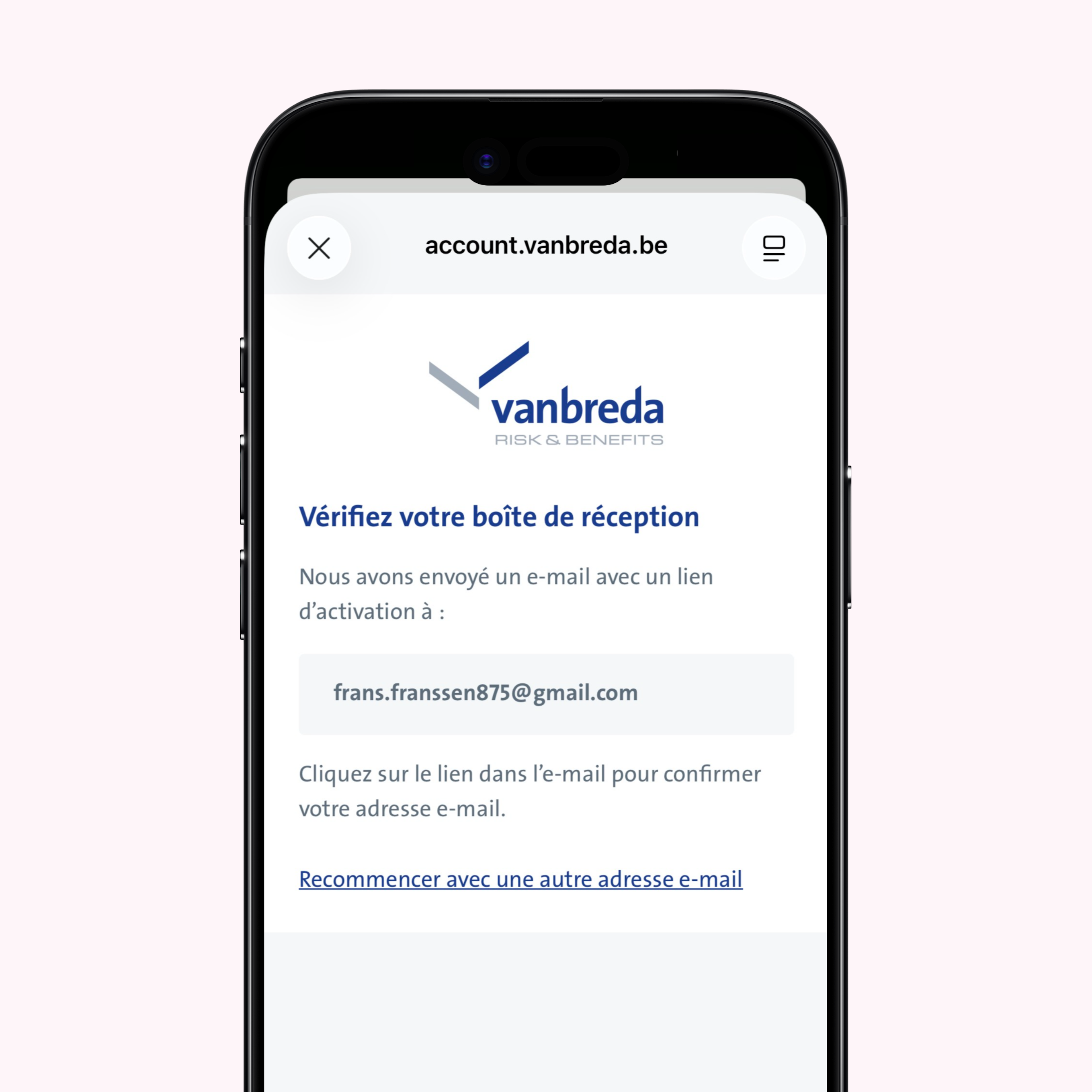 app visual email onboarding