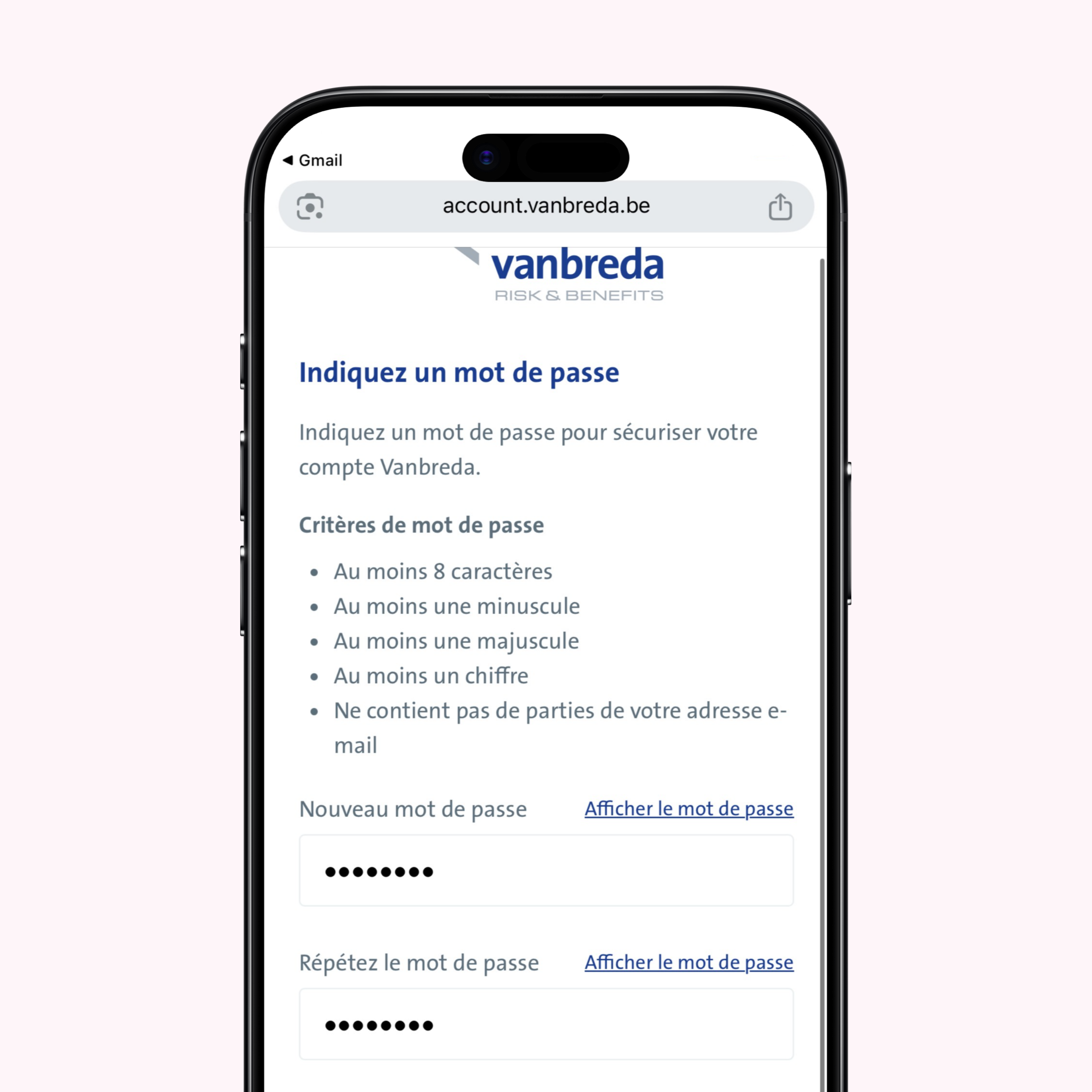 app visual email onboarding