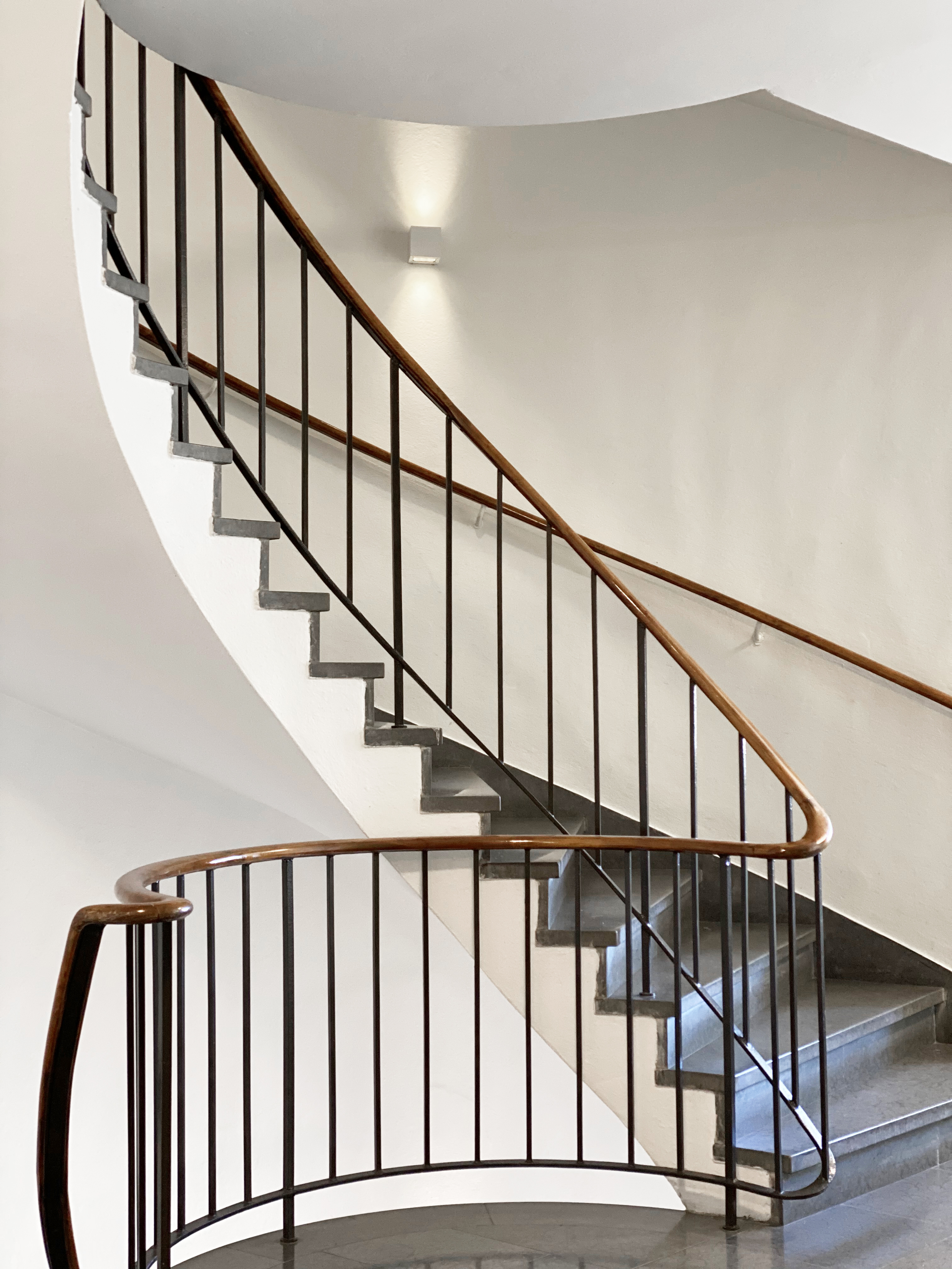 Trappa i huset på Mölndalsvägen 91 i Krokslätt i Göteborg