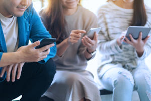 viewing videos on smartphones