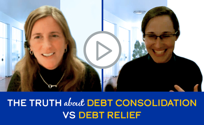 The truth about debt consolidation vs debt relief