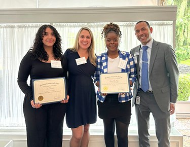 MHV staff with Dutchess County scholarship winners