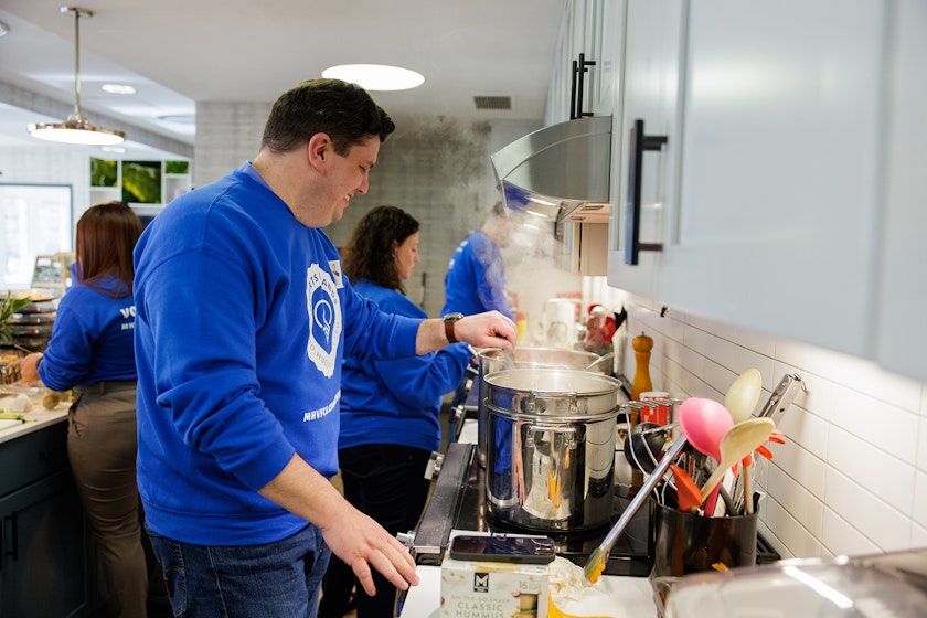 Cooking meals for a good cause