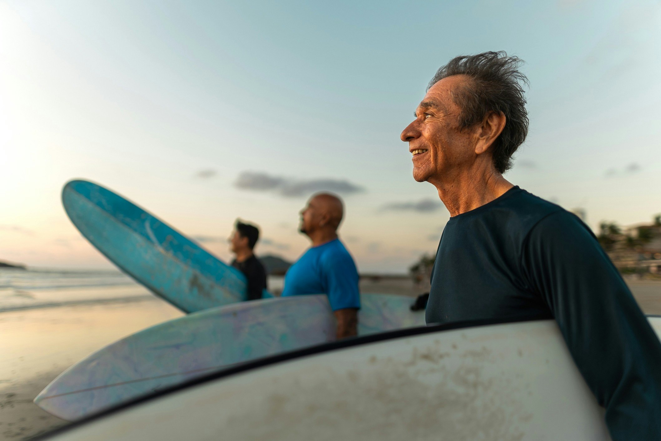 Man enjoying retirement