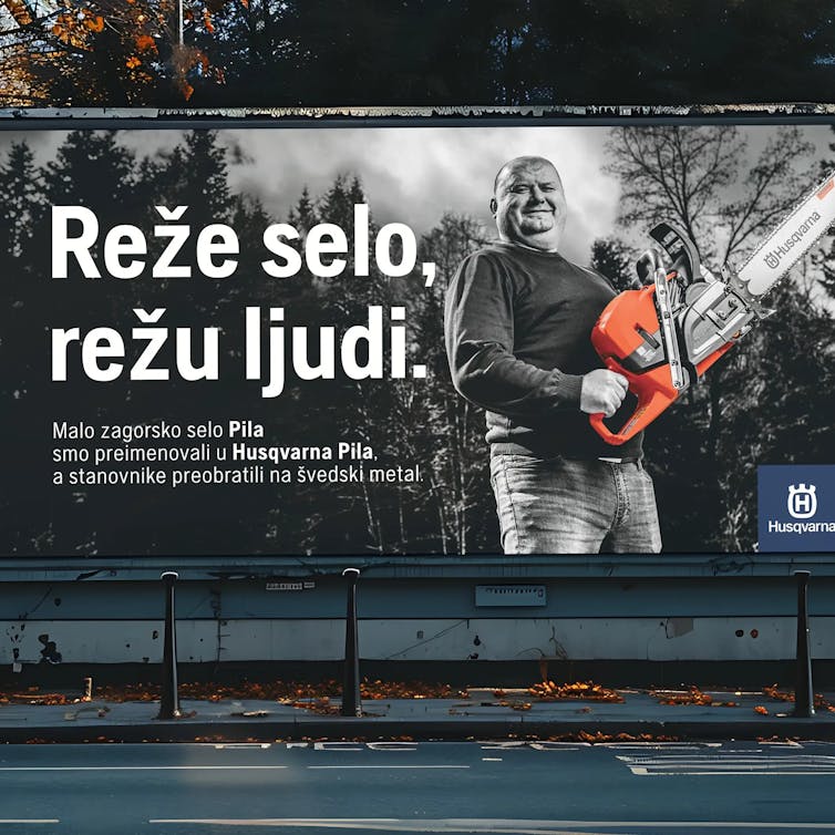 Husqvarna Pila village