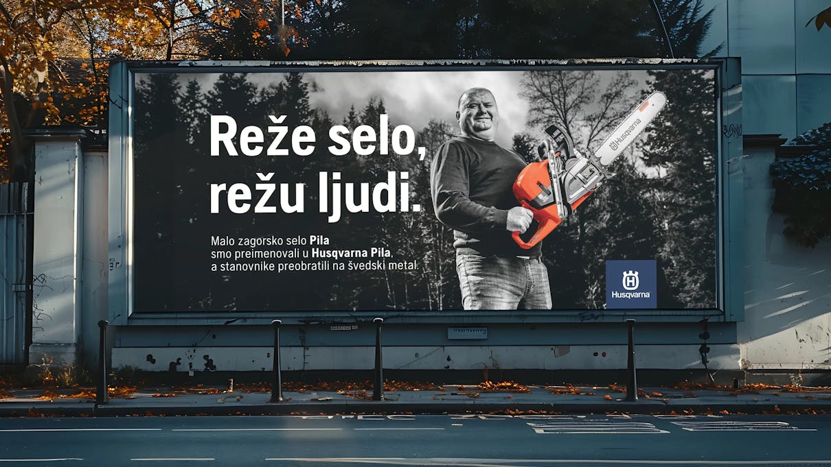 Husqvarna Pila village