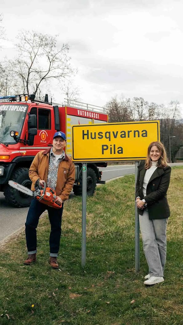 Husqvarna Pila village