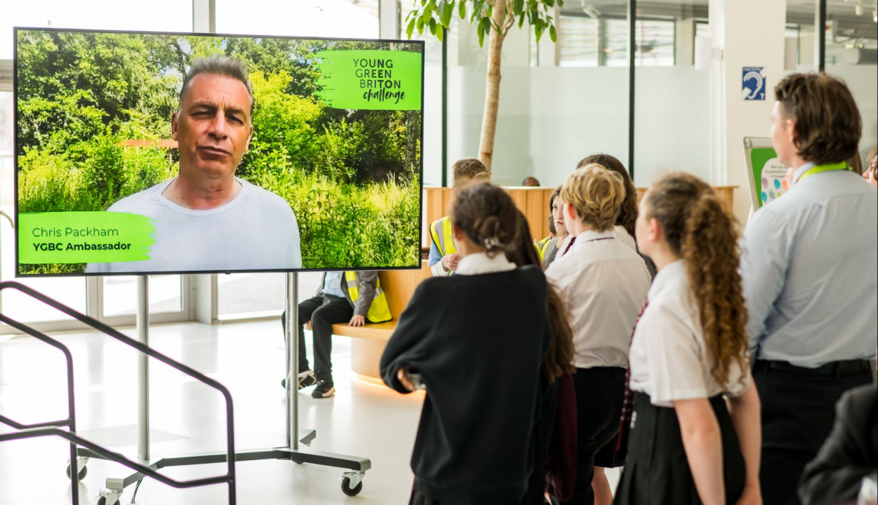Chris Packham at the Young Green Briton Challenge
