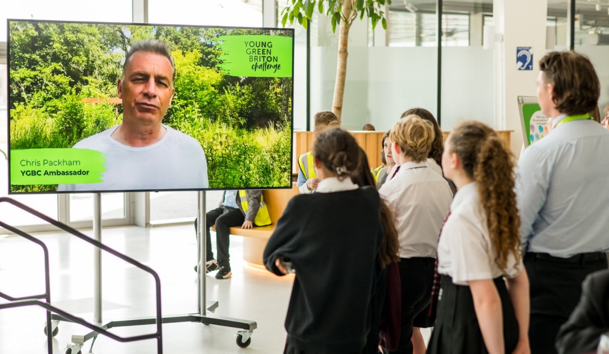 Chris Packham at the Young Green Briton Challenge