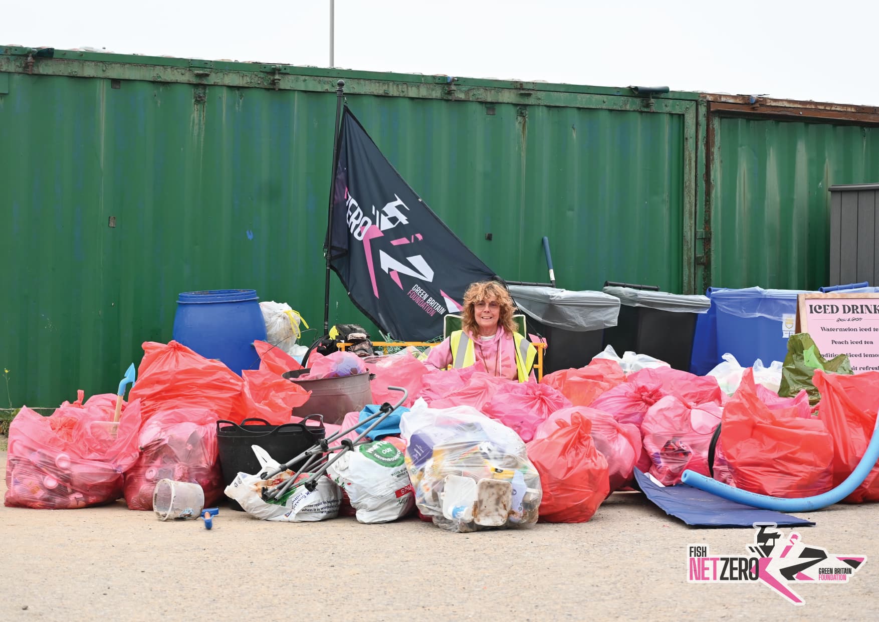 Fish Net Zero with waste