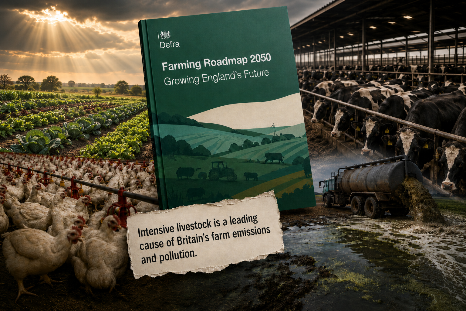 UK Govt plan to develop factory farming