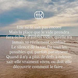 Elle ne le sait pas encore