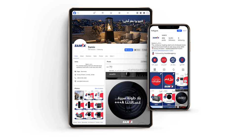 Samix-Social Media Pages