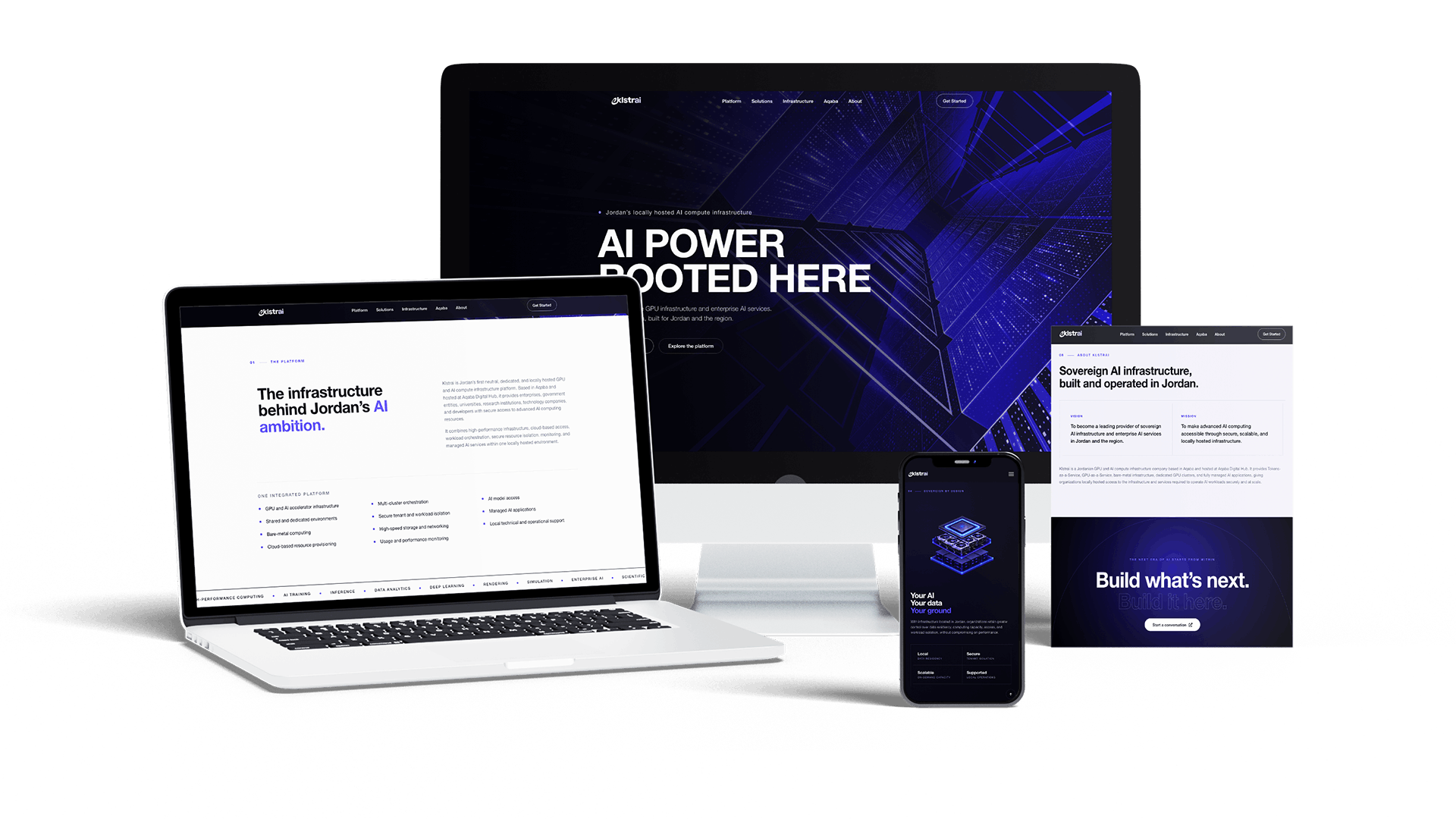 KLSTRAI-Website Mockup