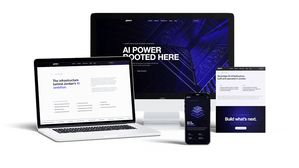 KLSTRAI-Website Mockup