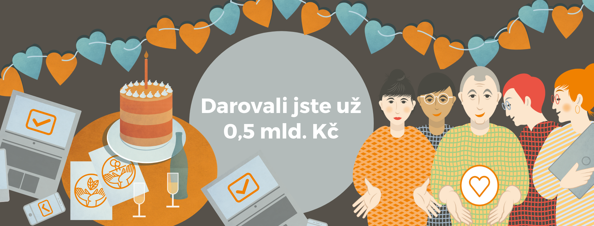 Darujme.cz slaví 10 let. Objem darů už překročil 0,5 mld. Kč