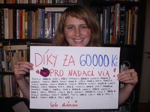 Ze života dárcovských výzev aneb Míša a Via slavily narozeniny!