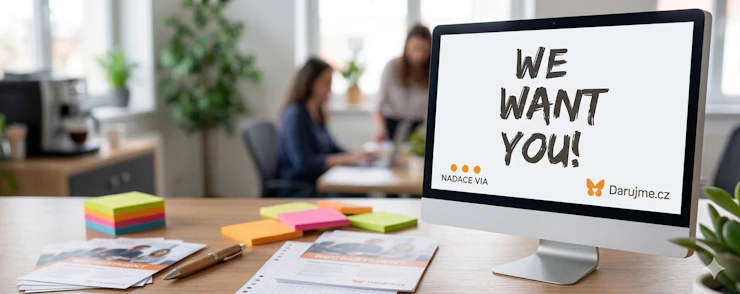Hledáme posilu do týmu na pozici Specialista / Specialistka podpory Darujme.cz