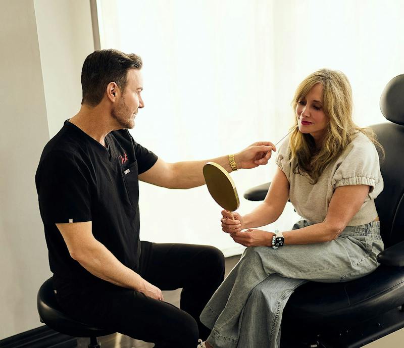 Doctor and patient during consultation