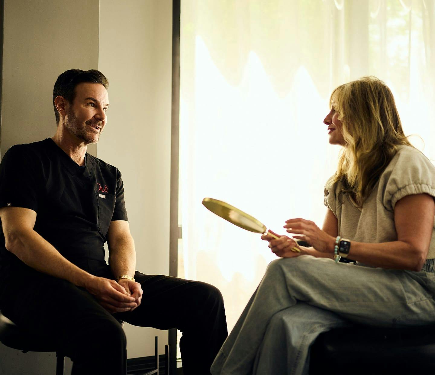 Doctor and patient during consultation