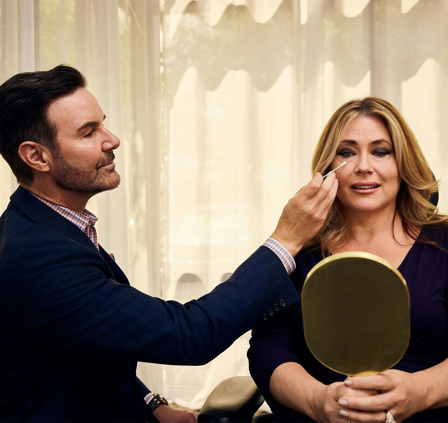 Woman and doctor during consultation