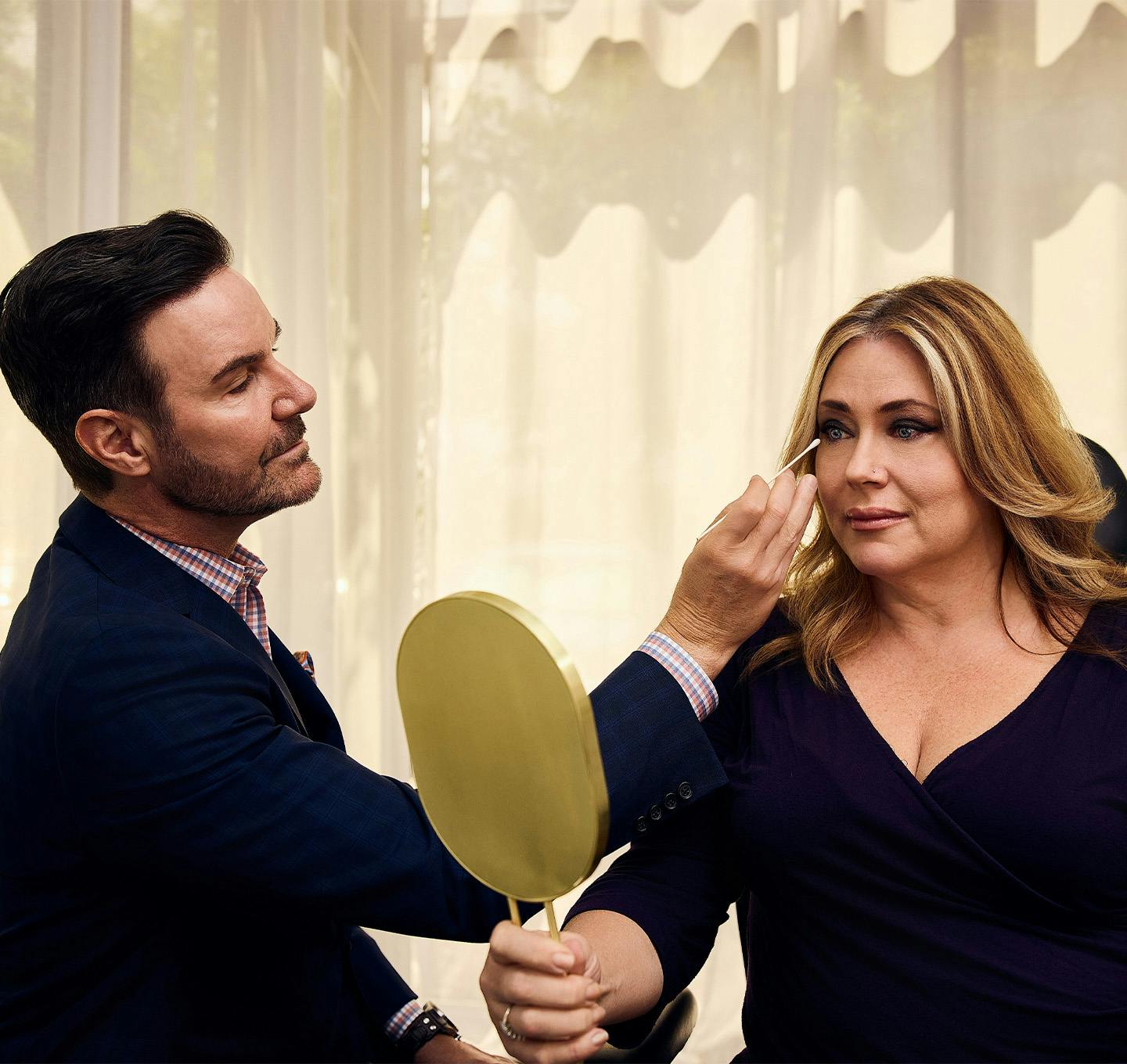 Woman and doctor during consultation