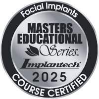 Implantech facial implants course certified logo