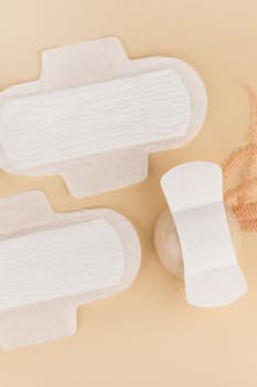serviettes hygiéniques composition transparente