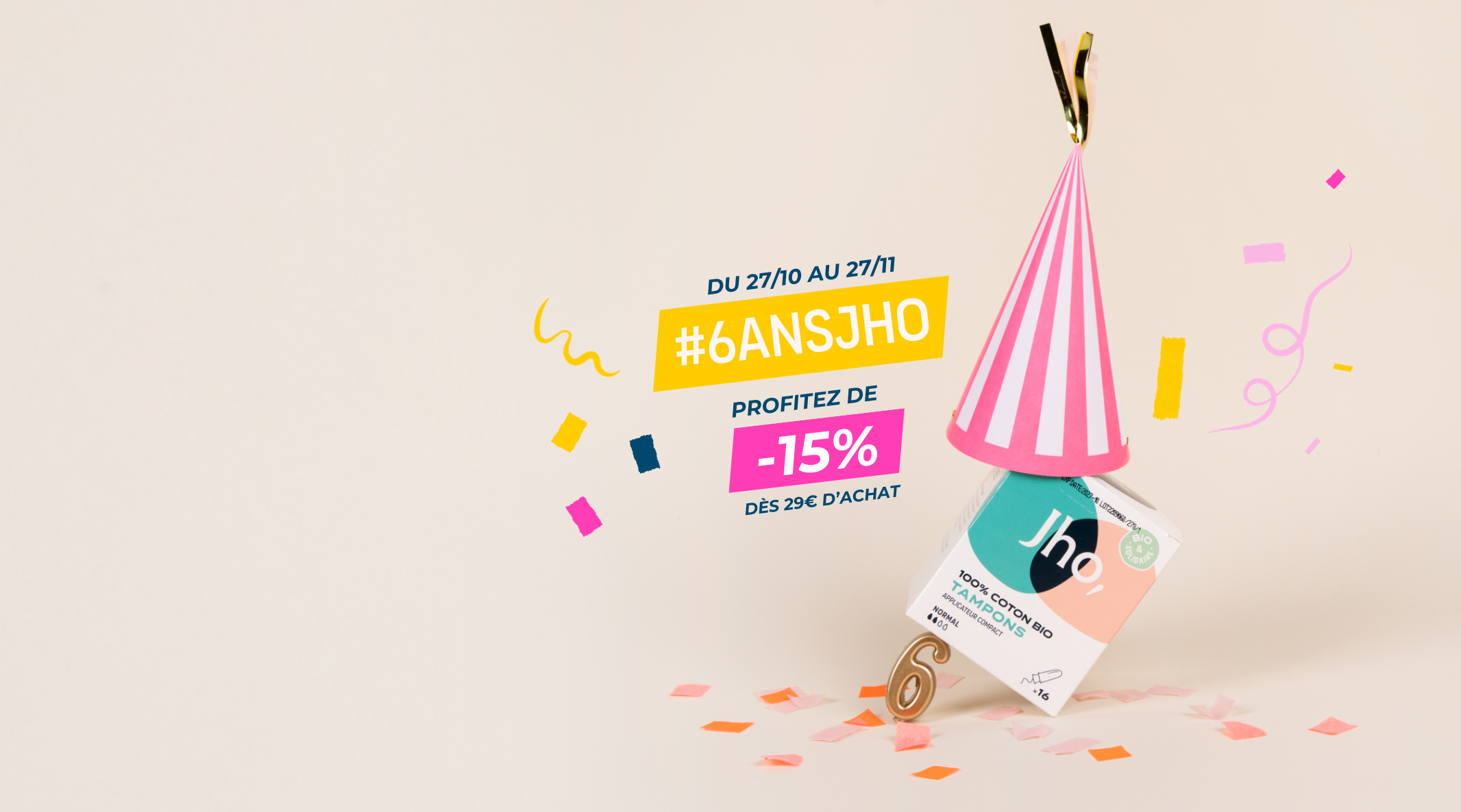 Jho Tampons bio, culottes de règles et protections hygiéniques en coton bio ...