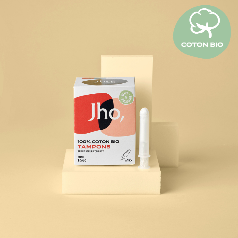Tampons bio avec applicateur compact