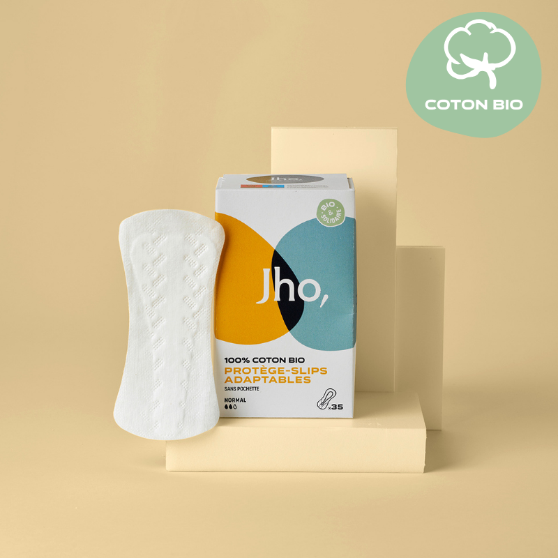 protège slip urinaire fin en coton bio adaptable