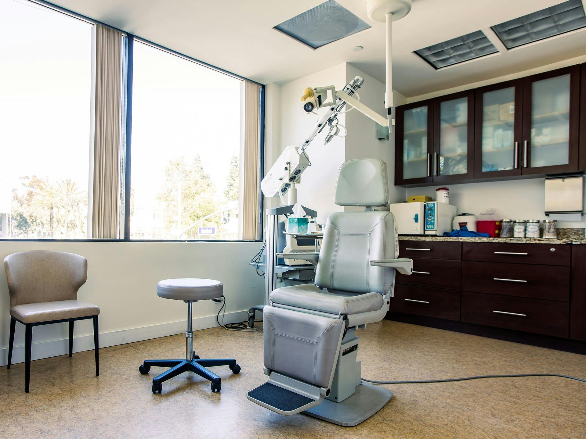 the examination room