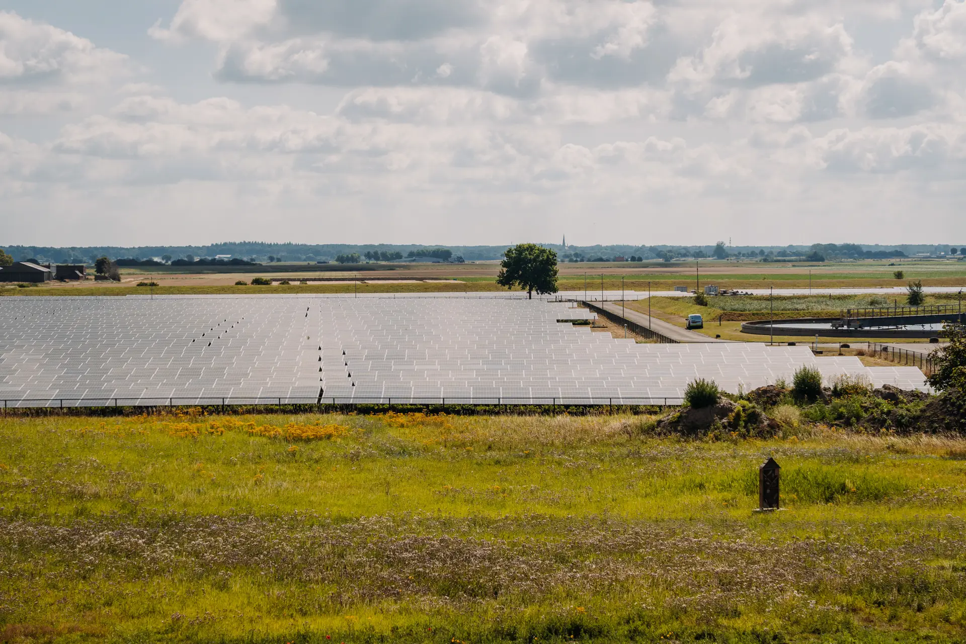 Netcongestie in zonneweides
