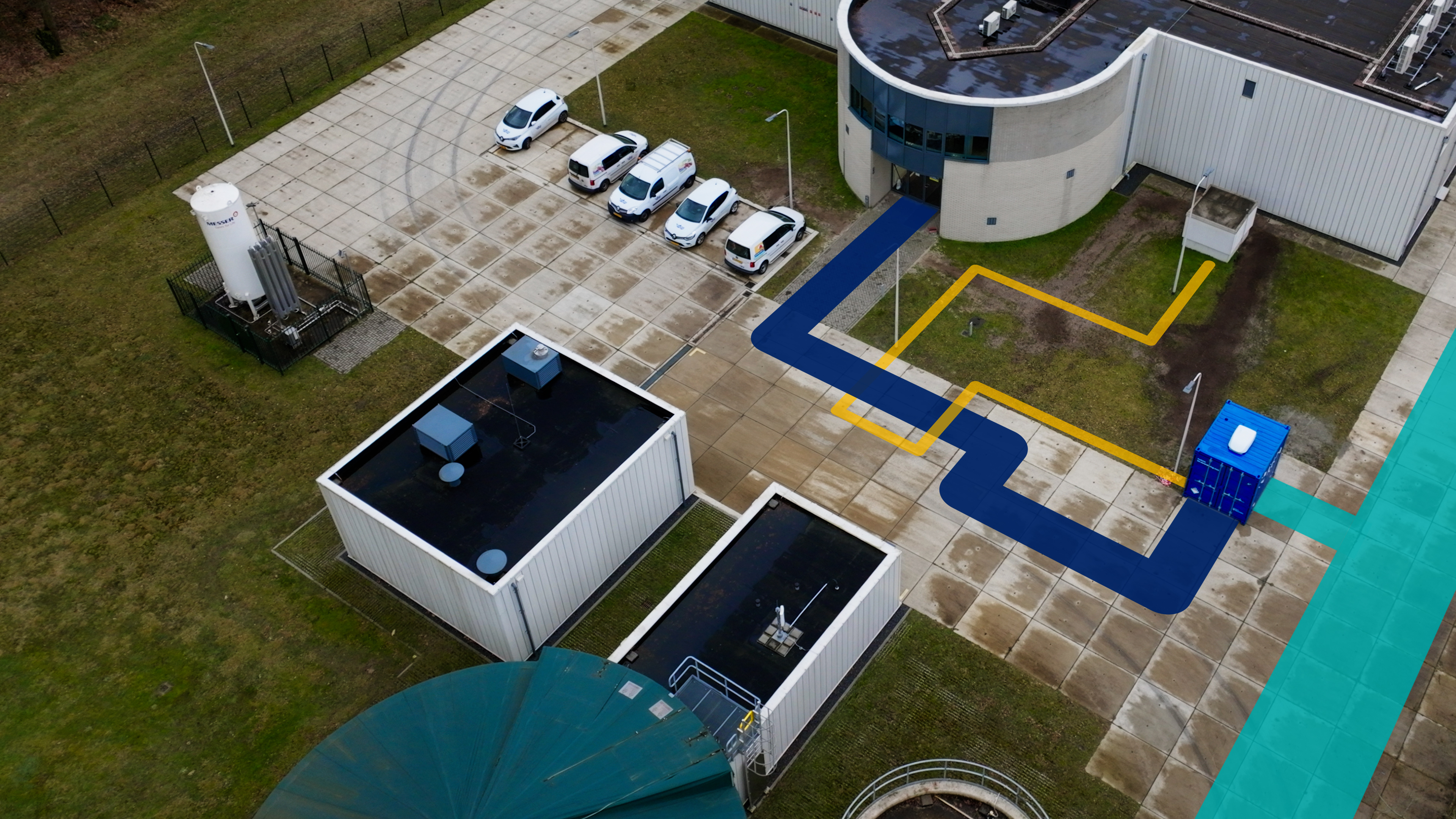 Vitens bovenaanzicht