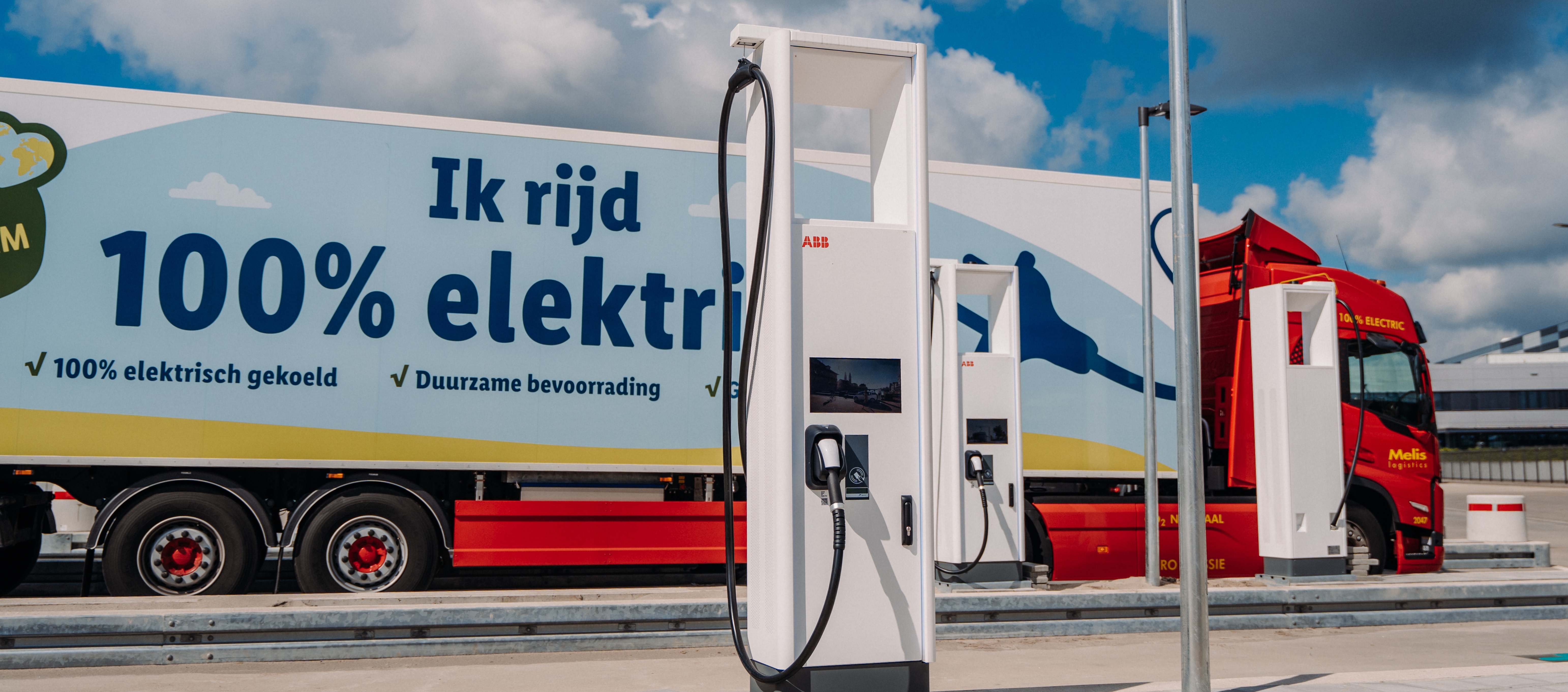 Laadplein elektrische truck