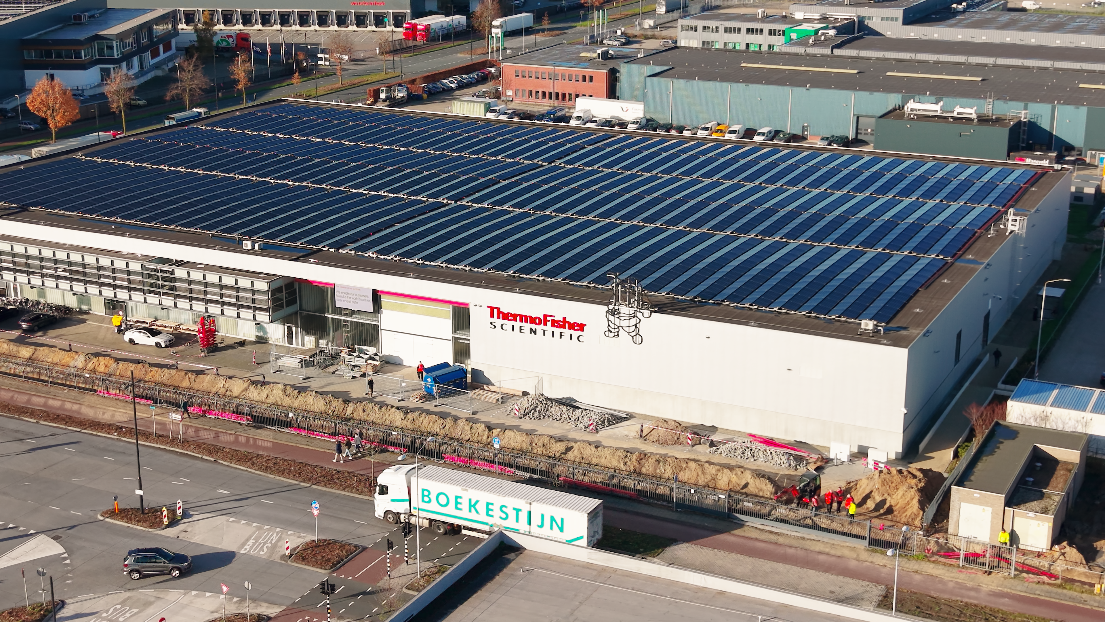 Zonnepanelen Thermo Fisher Scientific